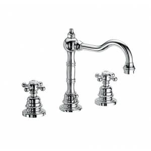 Двухвентильный смеситель для раковины Fir Melrose с донным клапаном